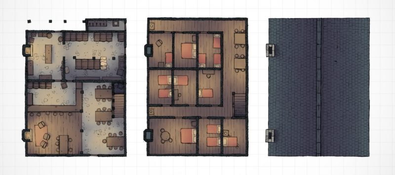 Trusty Tavern battle map - Banner