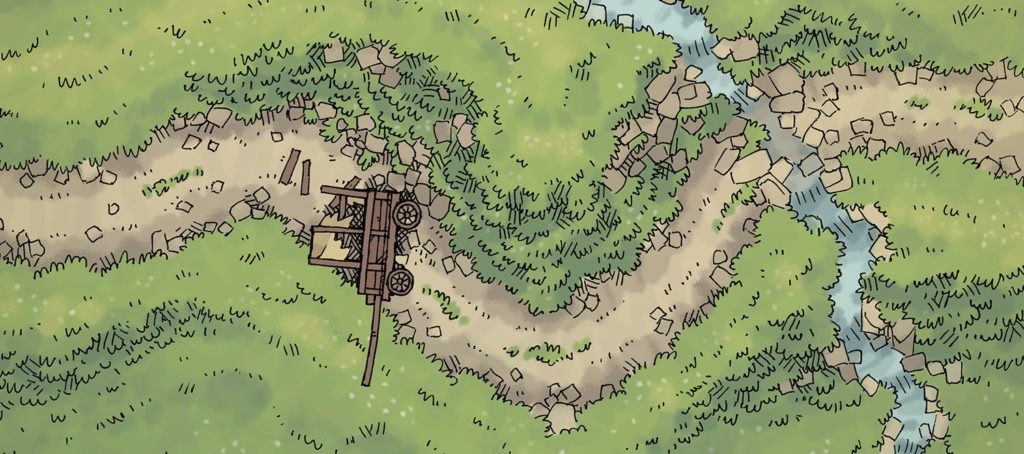 Twisting Trail Battle Map