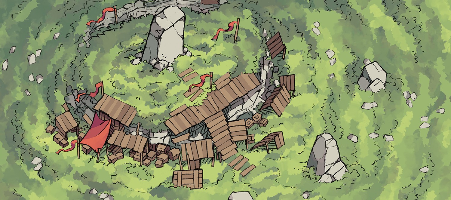 Goblin Camp Maps and Points and Interest