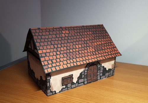 Papercraft House, constructed