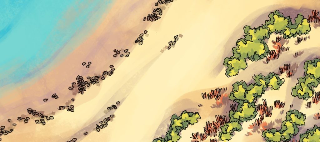 Beach Dunes Battle Map, banner