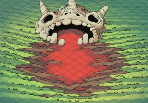 Skull Cave Battle Map, isometric grid