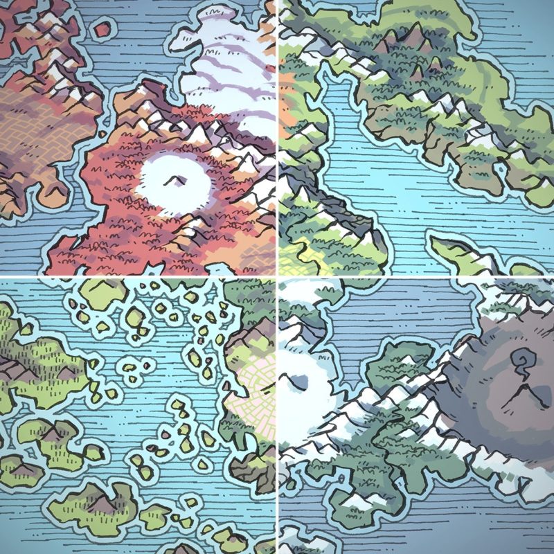 Wei Continent RPG World Map, banner