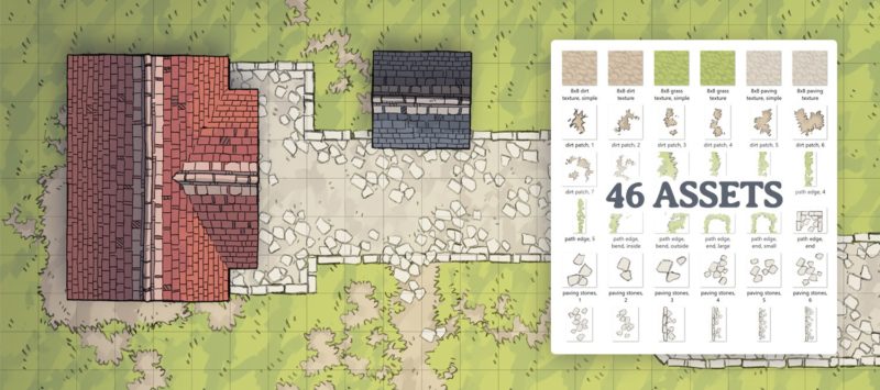 Grass & Road Assets, Banner