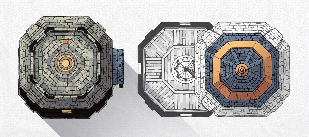 Lighthouse RPG battle map, banner