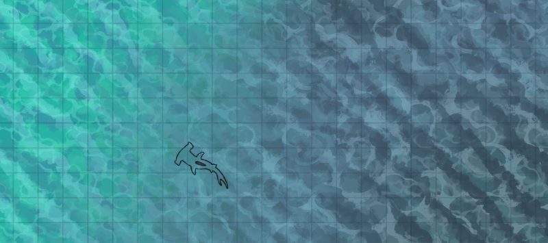 Ocean sea water tile texture map assets, banner