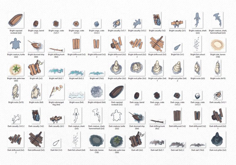 Ocean Surface RPG Map Assets, asset preview