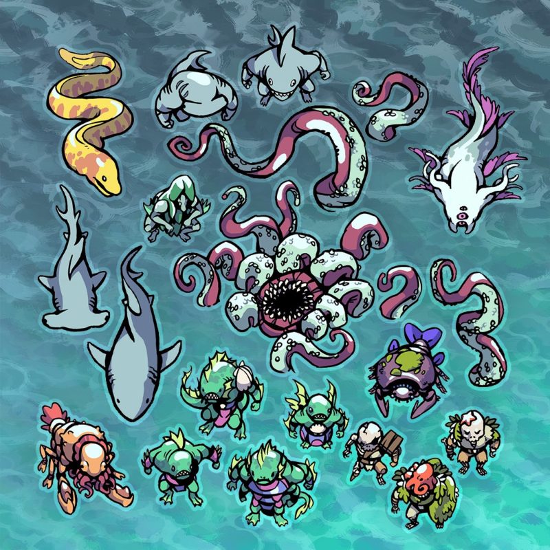 Sea Monster Tokens RPG assets, Instagram