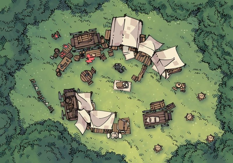 Bandic Camp Assets and Battle Map, Battle Map Preview