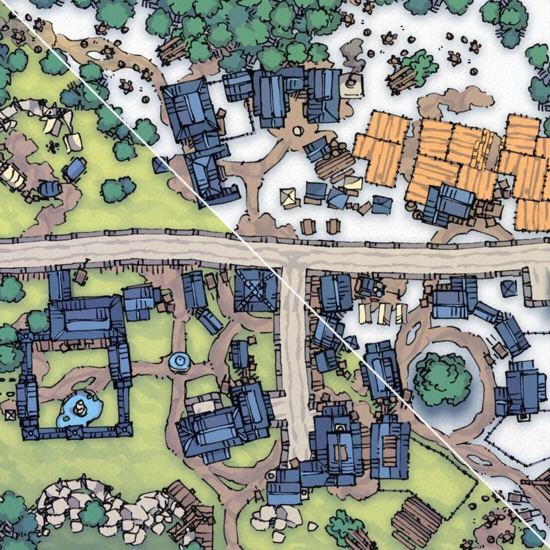 Highway Town Battle Map, Instagram Preview