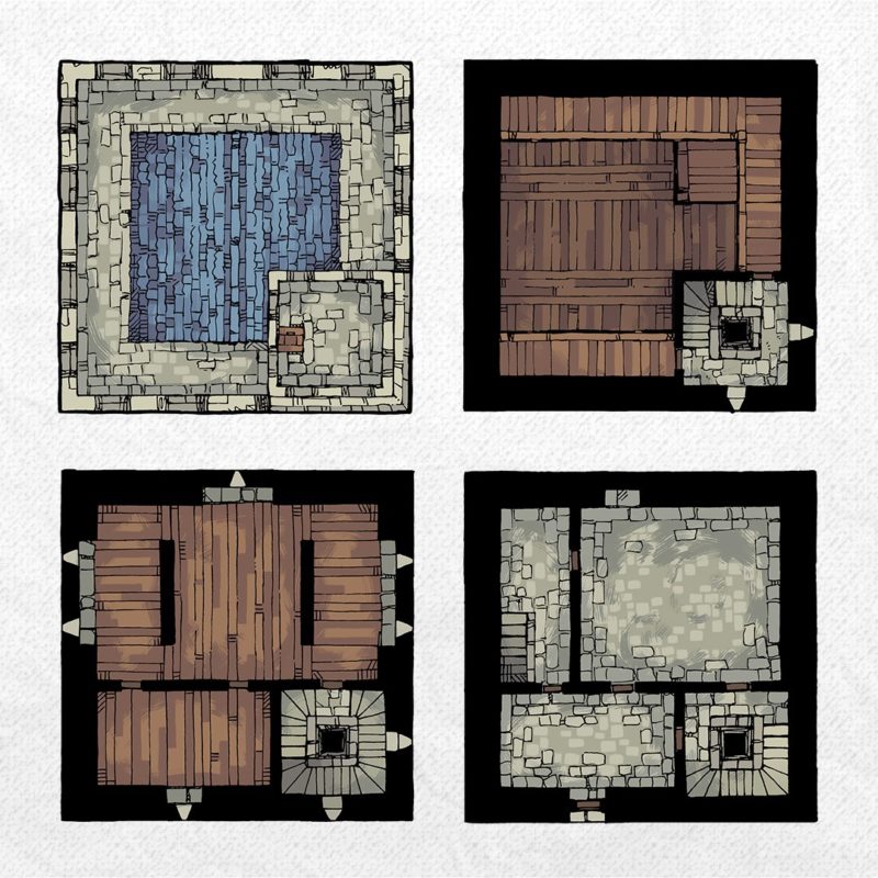 Square Keep Battle Map, Instagram preview