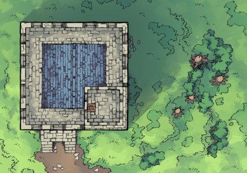 Square Keep Hill Battle Map, second floor