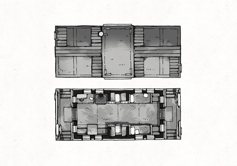 Caboose, B&W Preview