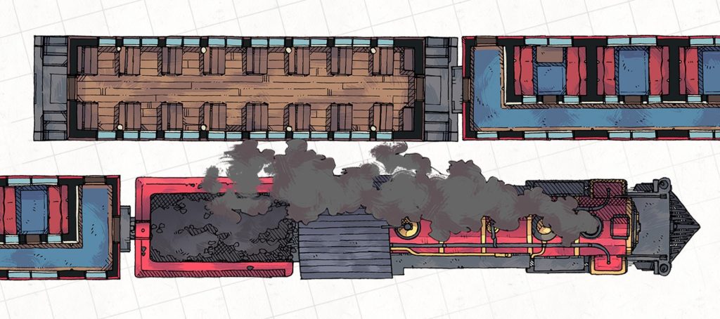 Steam Train Passenger Cars, Banner Preview