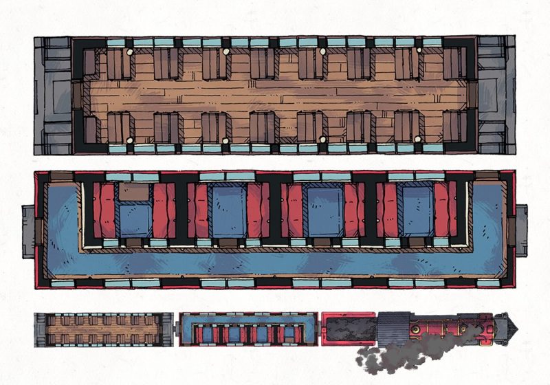 Steam Train Passenger Cars, Preview