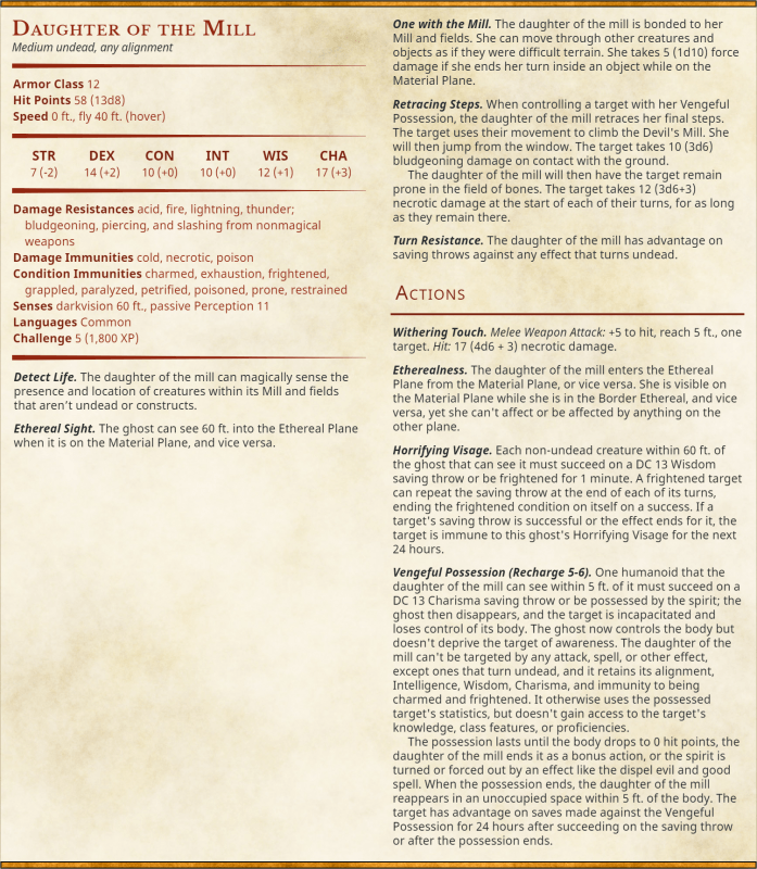 Daughter of the Mill