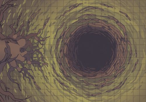 Mysterious Mangrove Portal Battle Map – Square Grid Preview