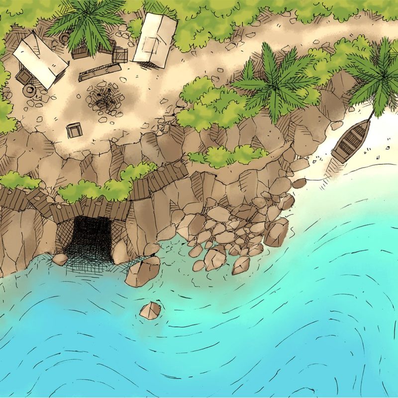 Pirate's Cove Battle Map Preview