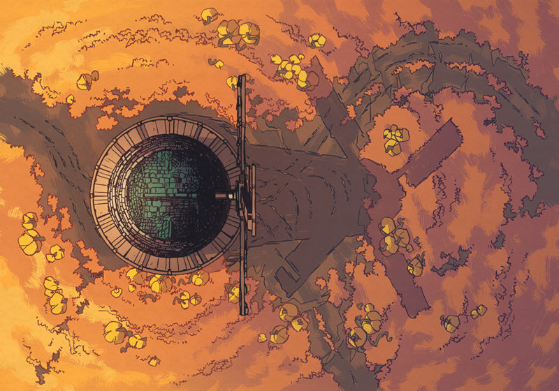 Pumpkin Hill Halloween Battle Map – Color Preview