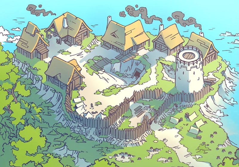 Fog's Edge Outpost Jungle Town Map, FogsEdgeOutpost-Seaside