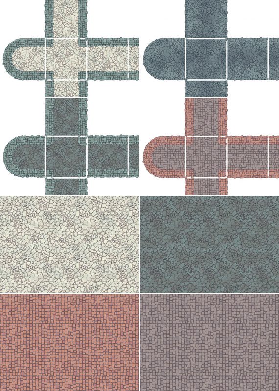 City Street Tiles - Patreon Variants
