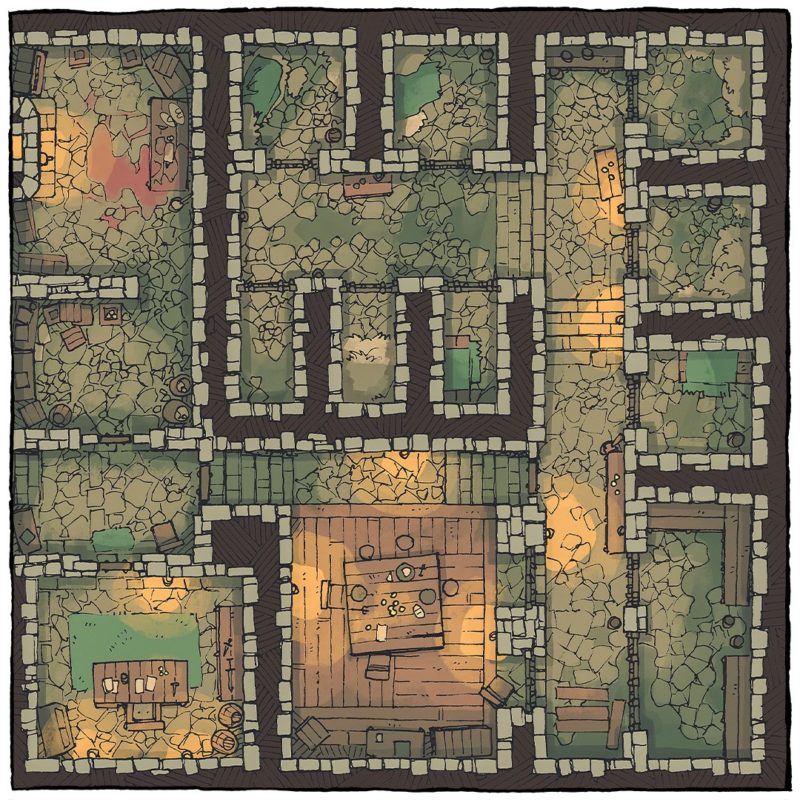 Dungeon Jail Prison Battle Map - Instagram