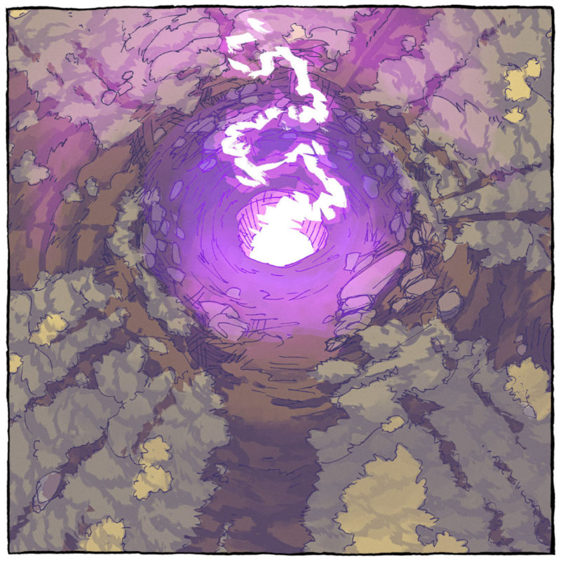 Glowing Crater Lovecraft Battle Map - Instagram