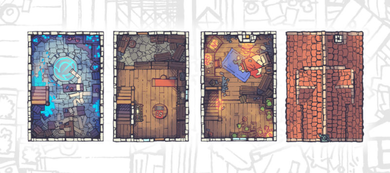 Spell Scroll Store Battle Map - Banner