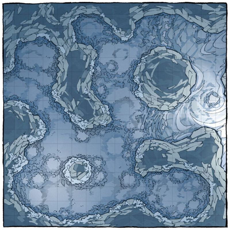 Yeti Lair Battle Map - Instagram