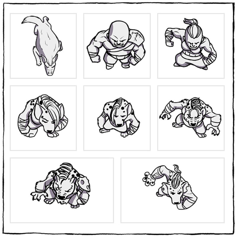 Hamertheshark gnoll tokens