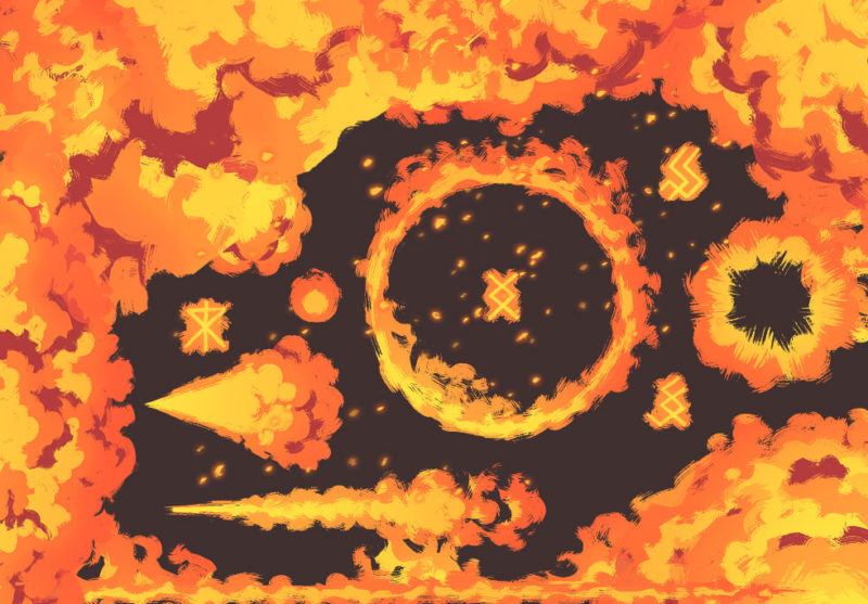 Fire Spell Assets - Without Border