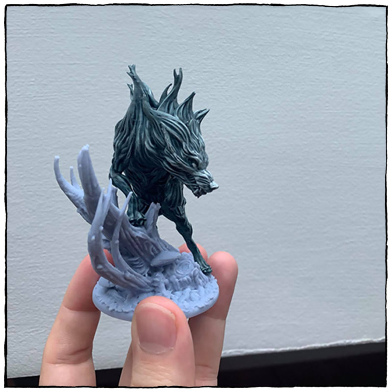 Bonus Spirit Wolf STL 3D Print File
