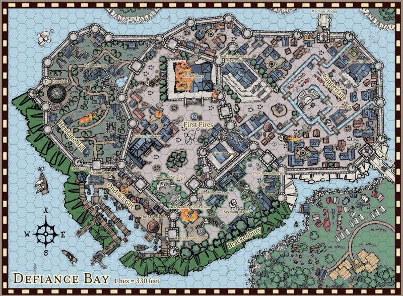 Defiance Bay City Map by Nimbus