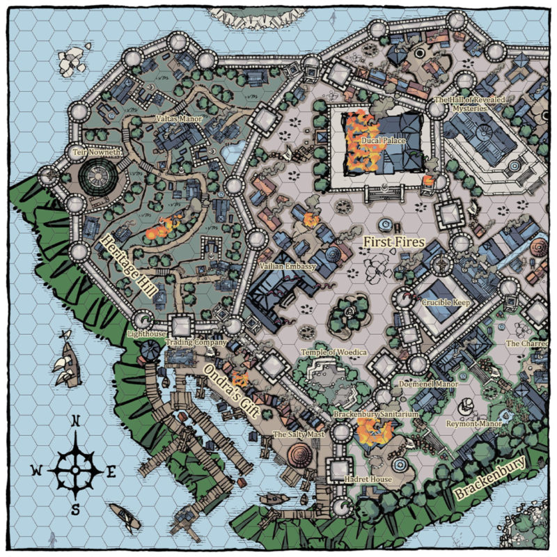 Defiance Bay city map by Nimbus - Square preview