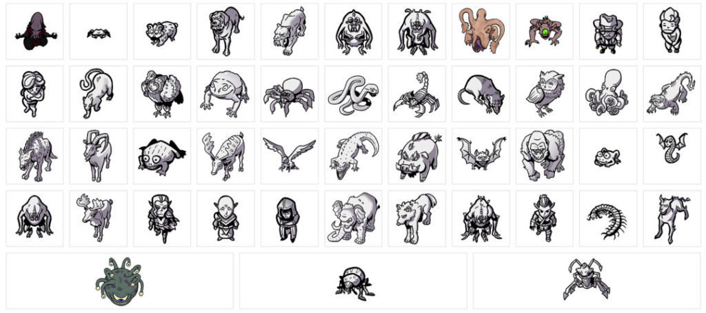 New Tokens - Giant Beasts, Aberrations, and Ettercaps - Banner