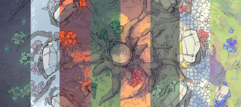 Woodland Nexus Norse battle map - Banner