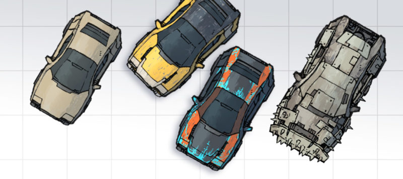 Cyberpunk Cars map assets - Banner