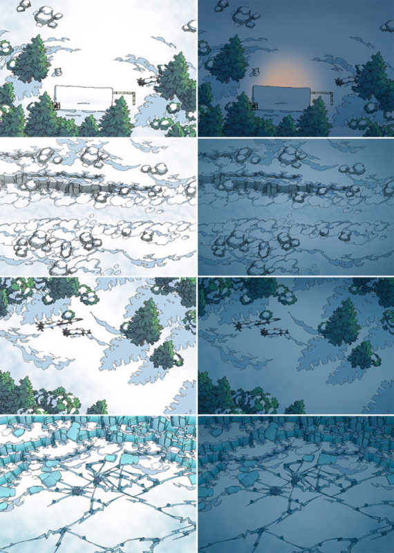 Snowy Winter battle maps - Patreon variants