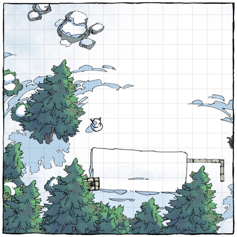 Snowy Winter battle maps - Square preview