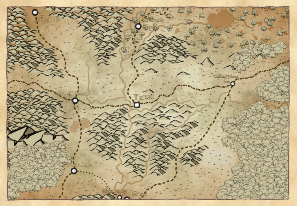 Yartar Region Map
