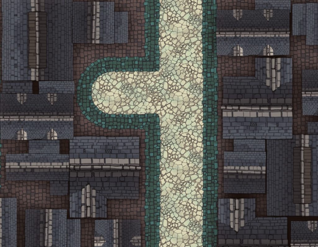 Yartar Streets Battle Map - Exterior