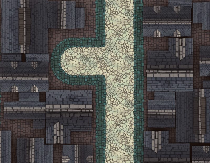 Yartar Streets Battle Map - Exterior