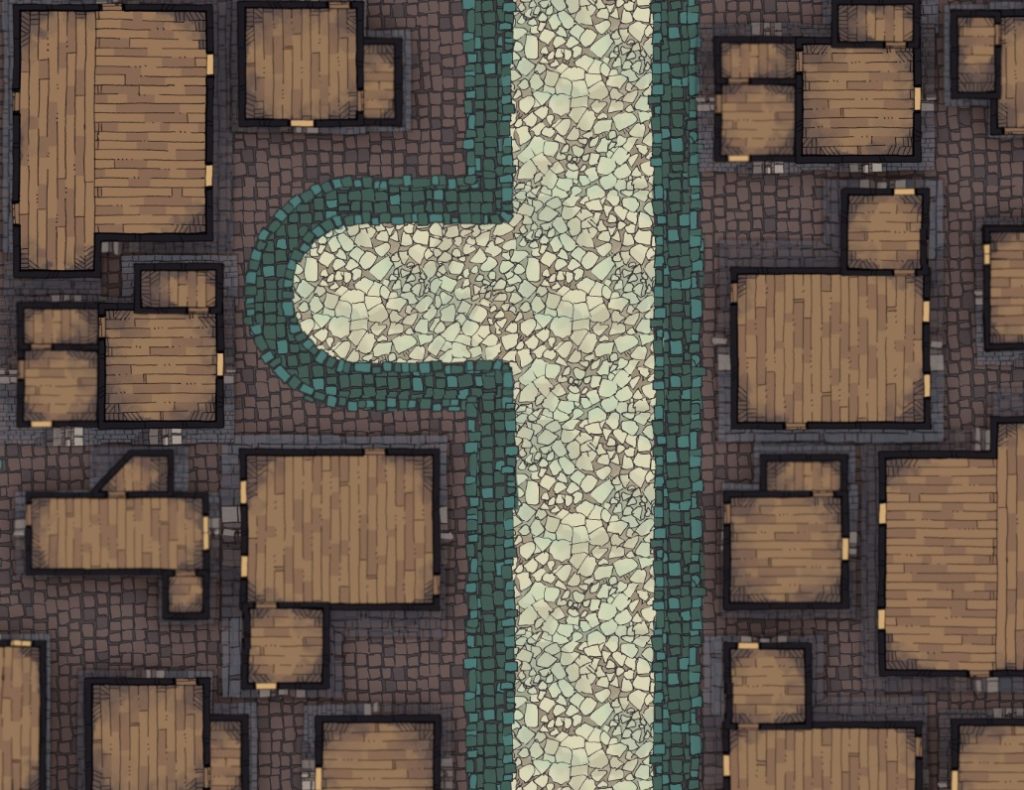 Yartar Streets Battle Map - Interior