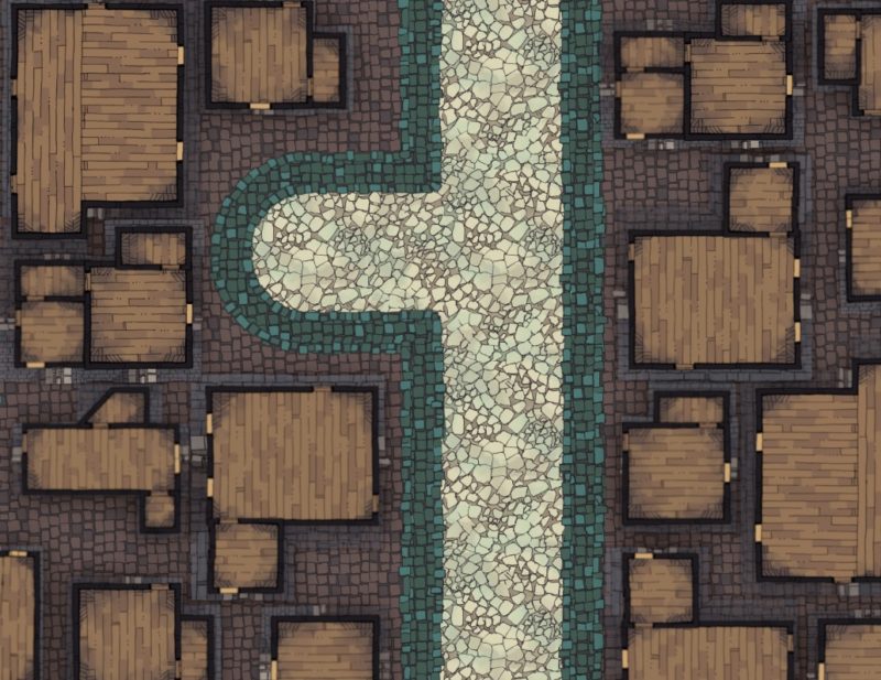 Yartar Streets Battle Map - Interior