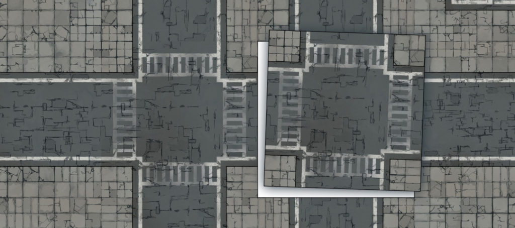 Rpg Modern City Map Map Tiles For Modern City Streets By 2-Minute Tabletop