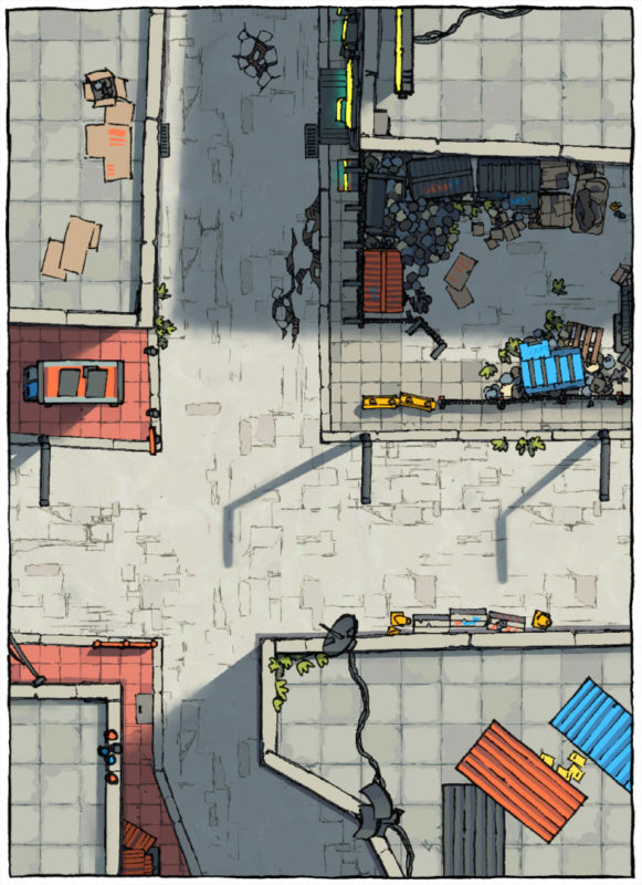 Cyberpunk Street Assets - Long preview
