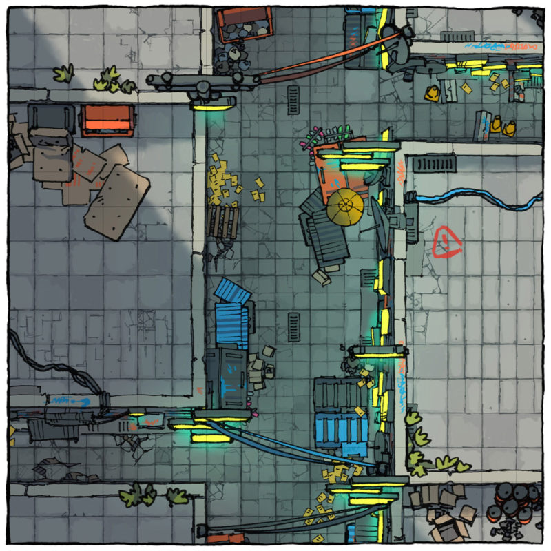 Cyberpunk Street Assets - Square preview 2