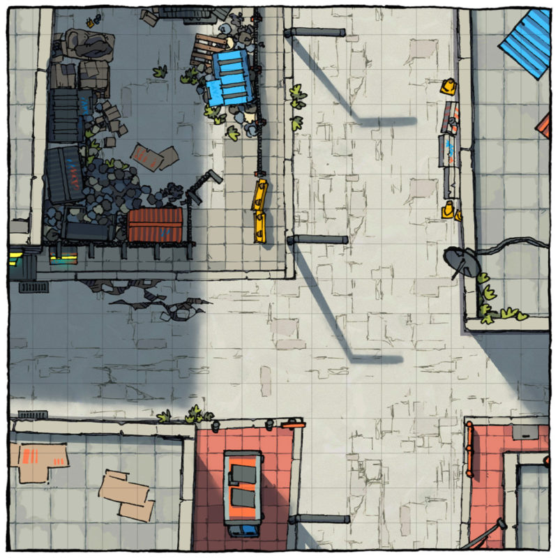 Cyberpunk Street Assets - Square preview