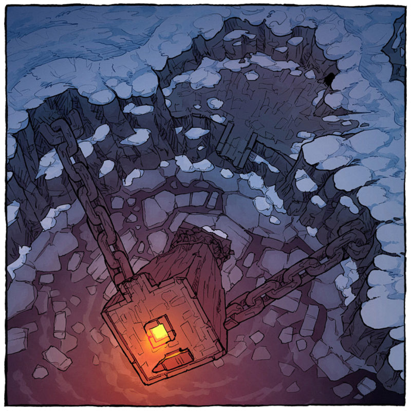 Frozen Forge battle map - Square preview