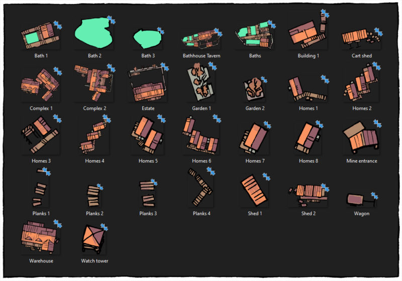 Mining Town map - Map assets